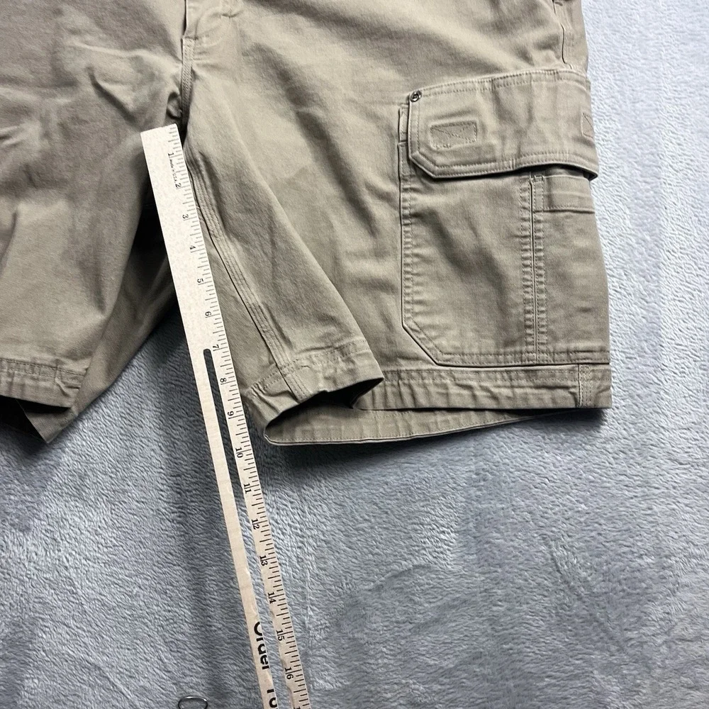 Duluth Trading Cargo Shorts Mens Size 40* Brown Flex Fire‎ Hose Outdoor Hiking